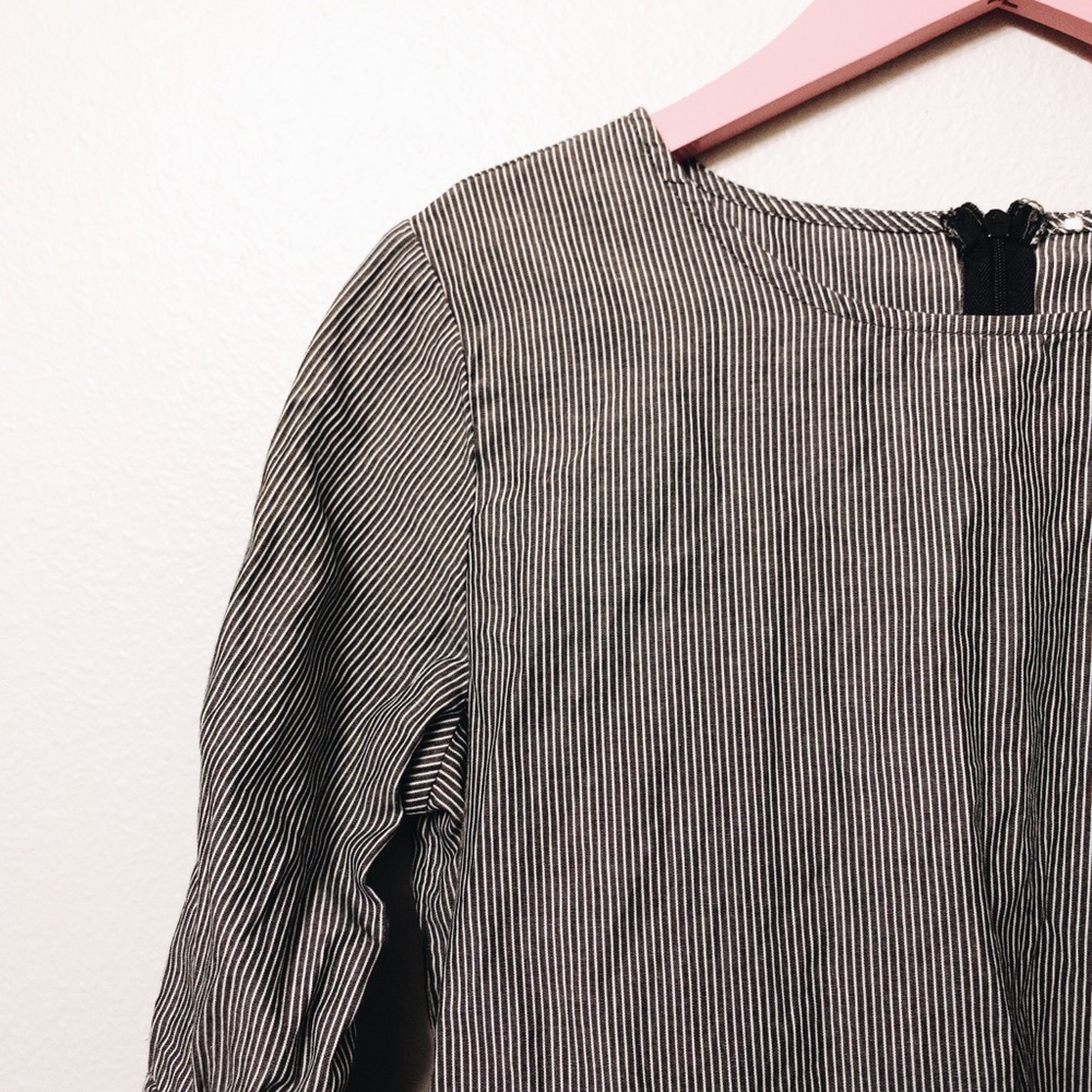 PINSTRIPE PEPLUM